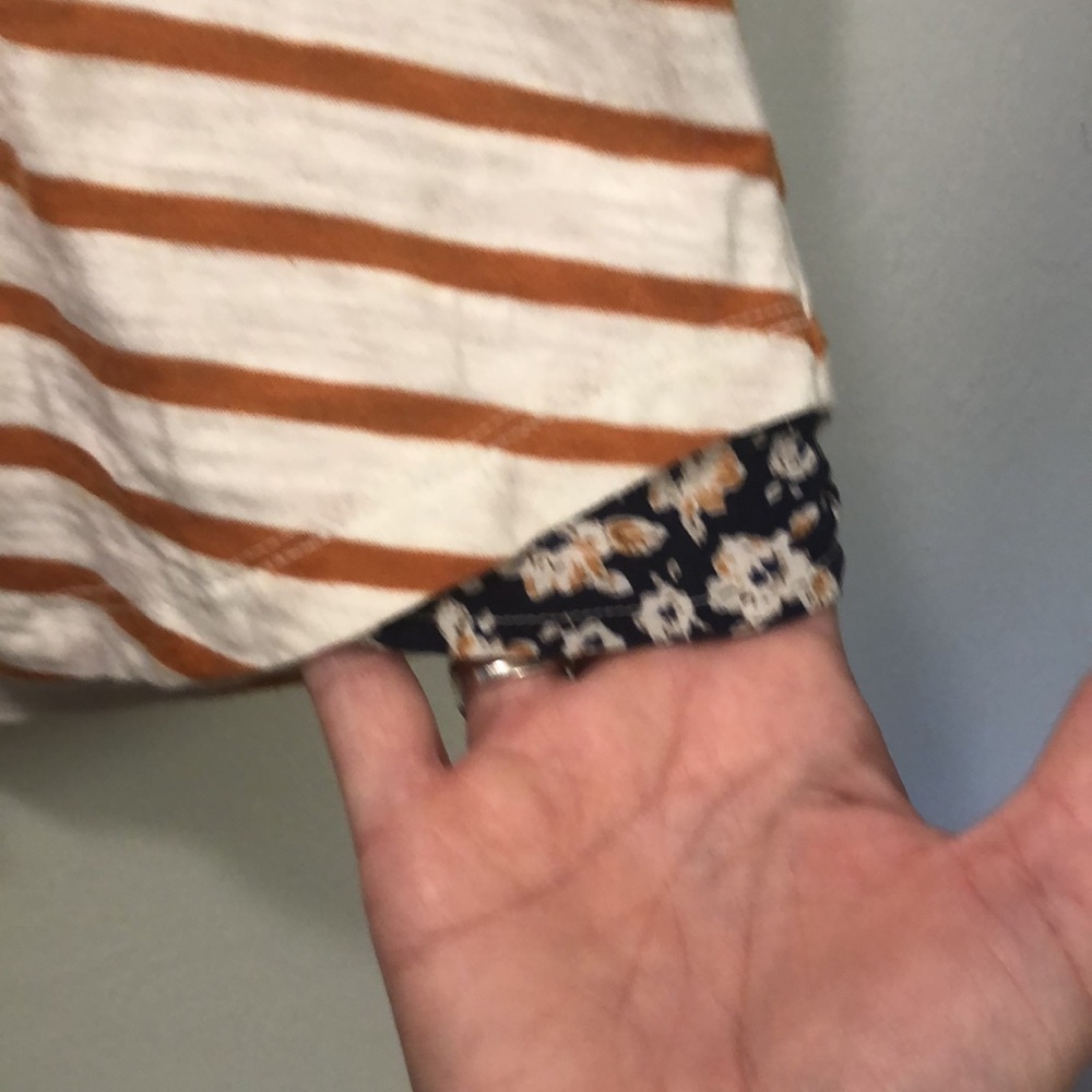 Xl anthropology striped shirt - Picture 3 of 4